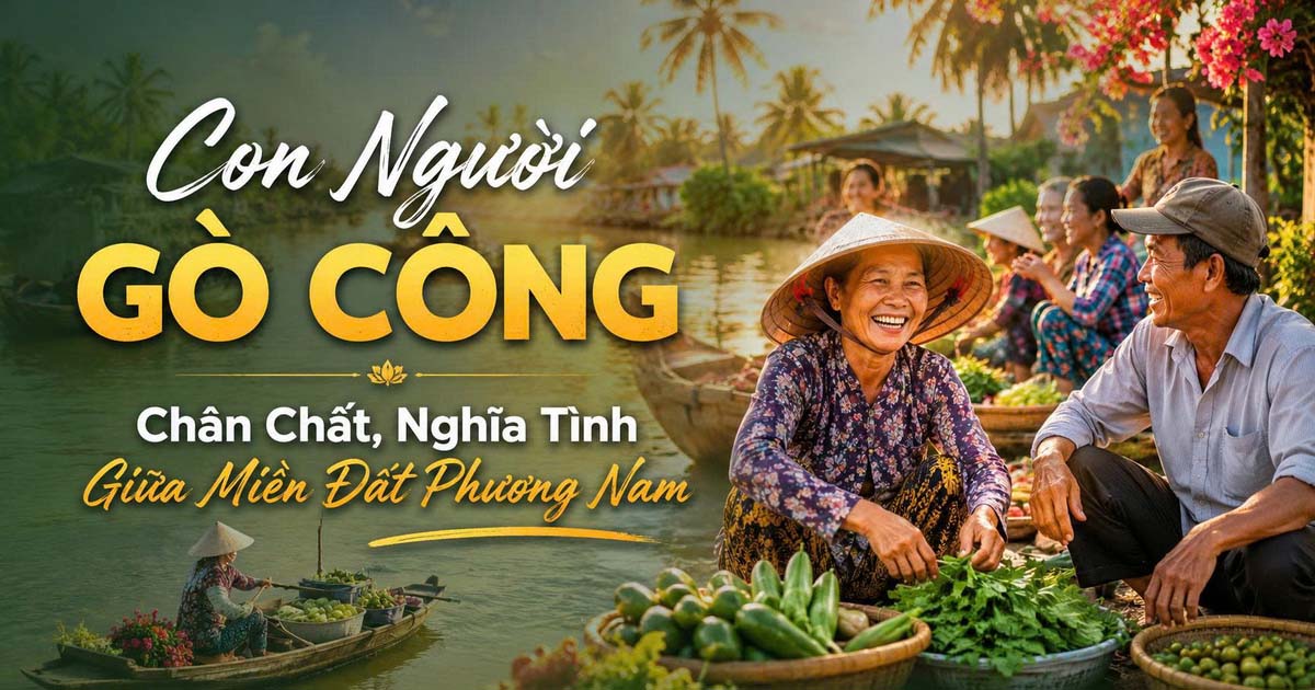 Con Người Gò Công – Chân Chất, Nghĩa Tình Giữa Miền Đất Phương Nam